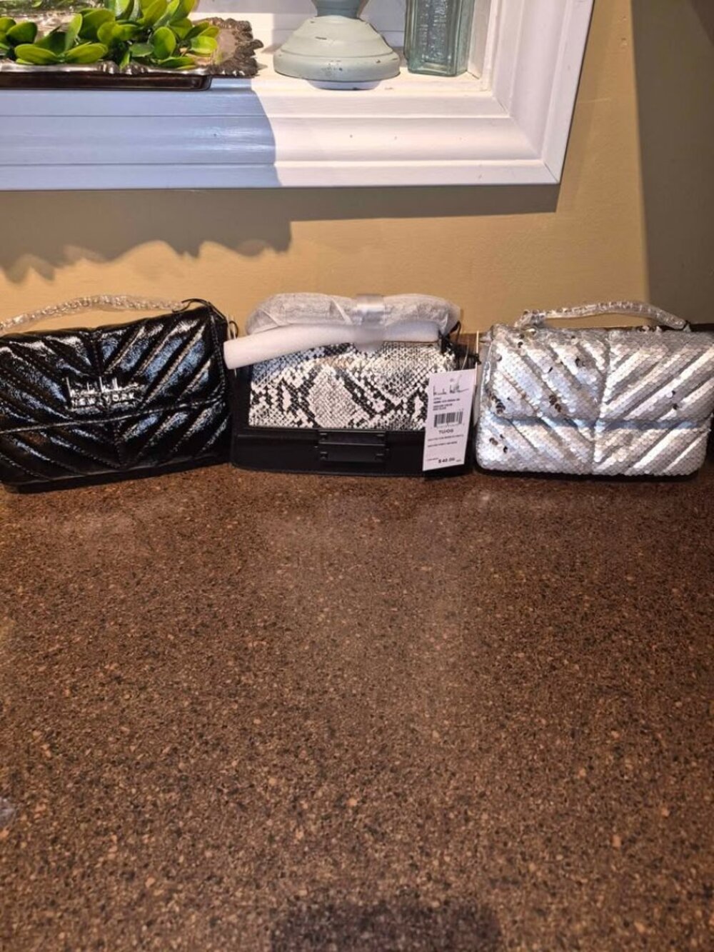 Lot of 3 mini Nicole Miller handbags